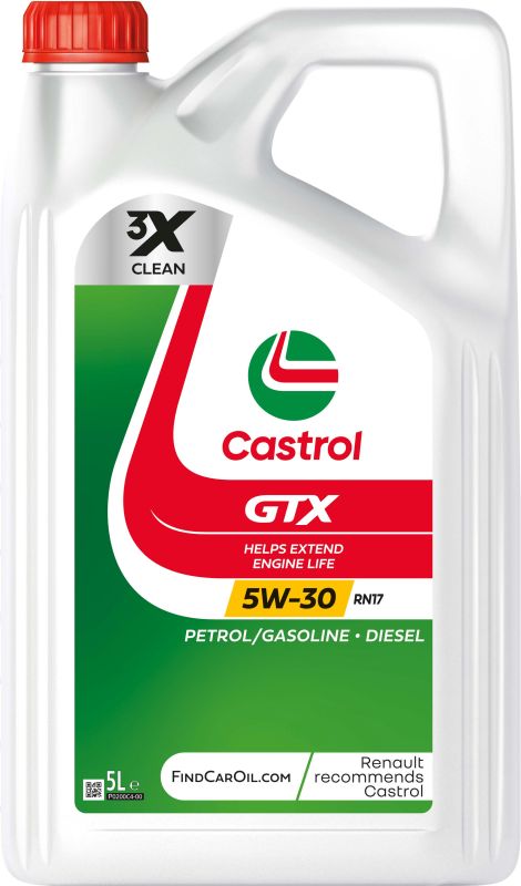 Ilustracja 5W30 RN17 5 CAS CASTROL OLEJ 5W30 CASTROL GTX RN17 5L